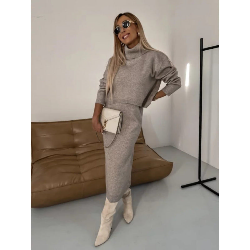 Cozy Knit Elegant Two-Piece Set