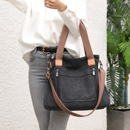 Everyday Large Canvas Shoulder Bag