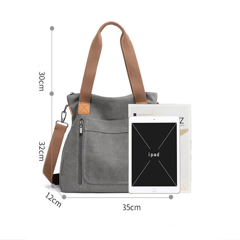 Everyday Large Canvas Shoulder Bag