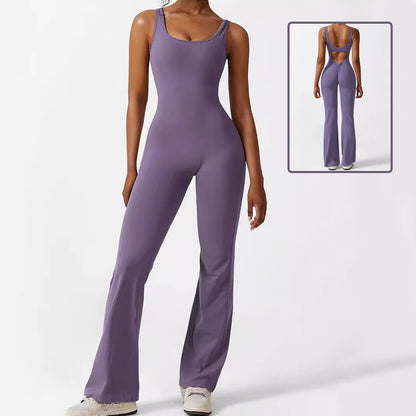 Women’s Flare Jumpsuit for Yoga