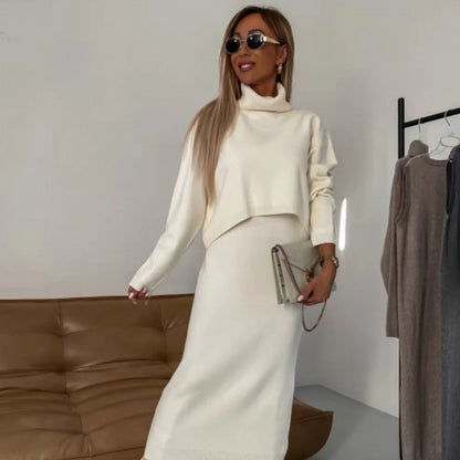 Cozy Knit Elegant Two-Piece Set