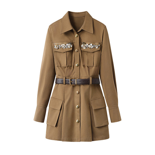 Women's Urban Belted Work Dress