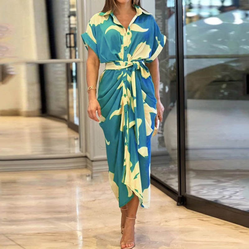 Women’s Printed Short Sleeve Dress