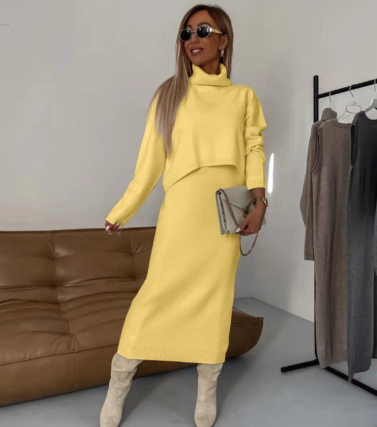 Cozy Knit Elegant Two-Piece Set