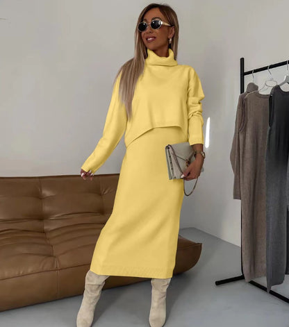 Cozy Knit Elegant Two-Piece Set