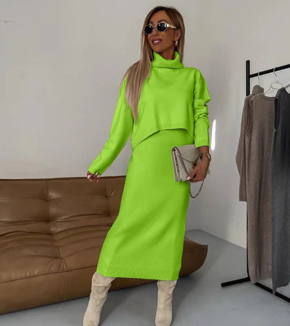 Cozy Knit Elegant Two-Piece Set