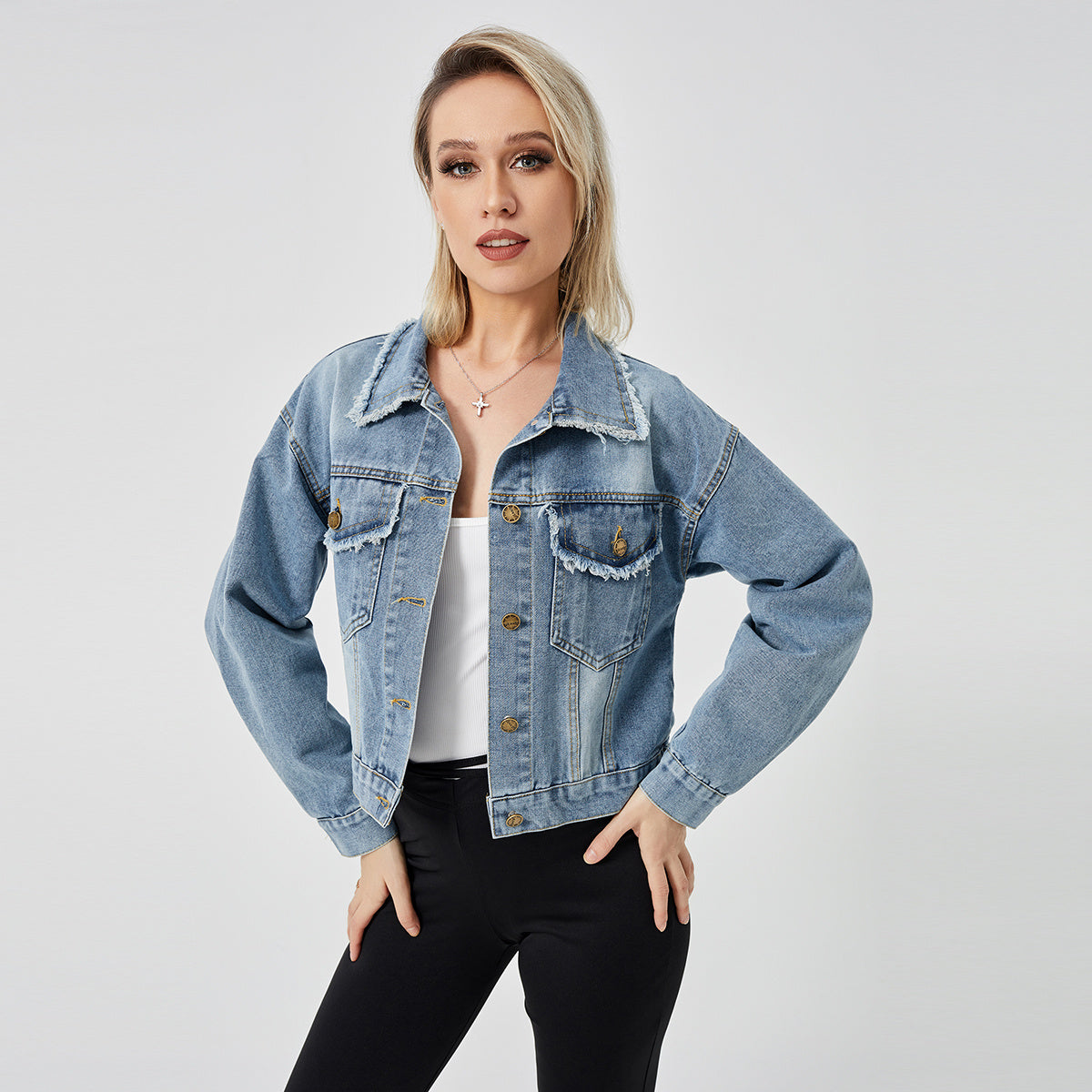 Stylish Women's Denim Jacket