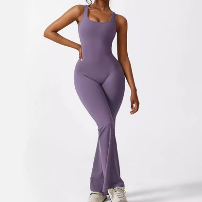 Women’s Flare Jumpsuit for Yoga