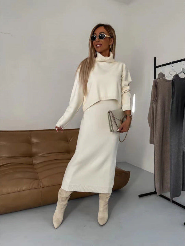 Cozy Knit Elegant Two-Piece Set
