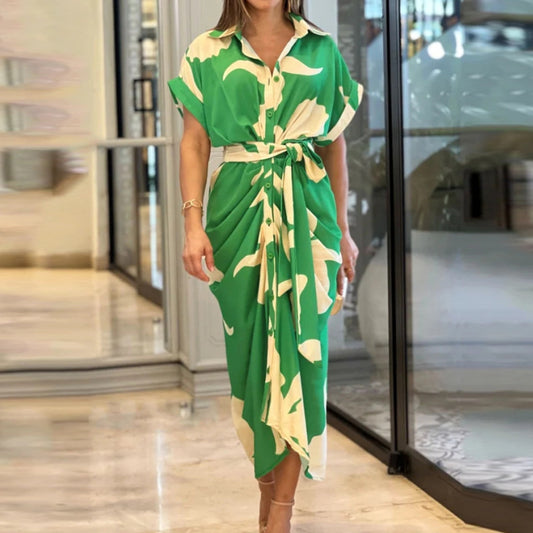 Women’s Printed Short Sleeve Dress