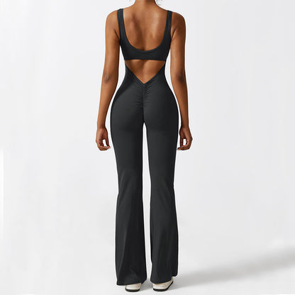 Women’s Flare Jumpsuit for Yoga
