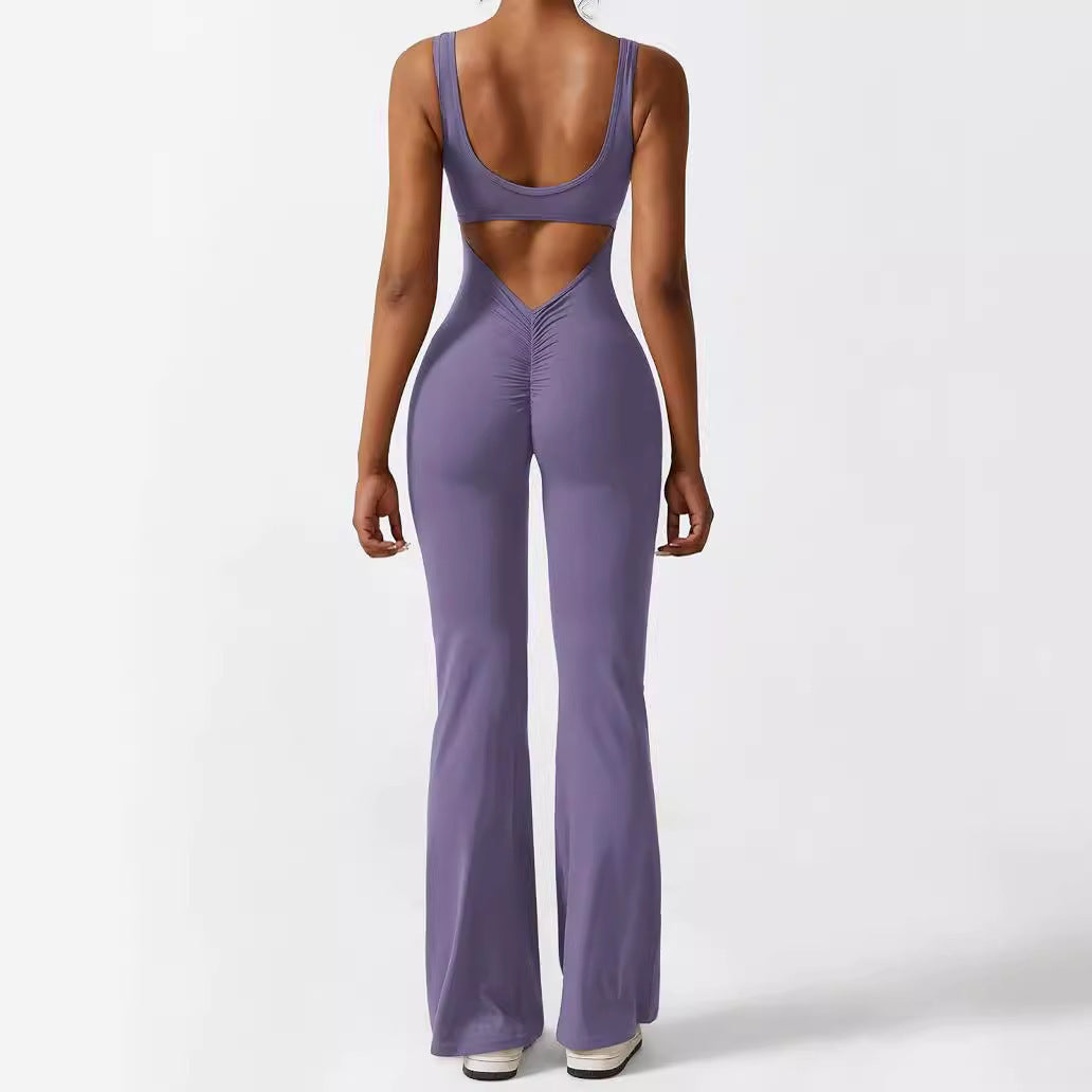 Women’s Flare Jumpsuit for Yoga