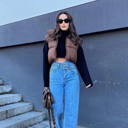 Women’s Winter Zip Vest Jacket