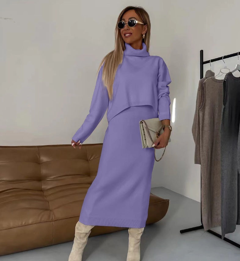 Cozy Knit Elegant Two-Piece Set