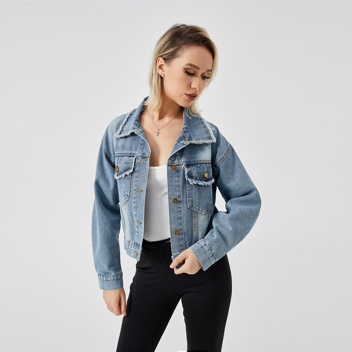 Stylish Women's Denim Jacket