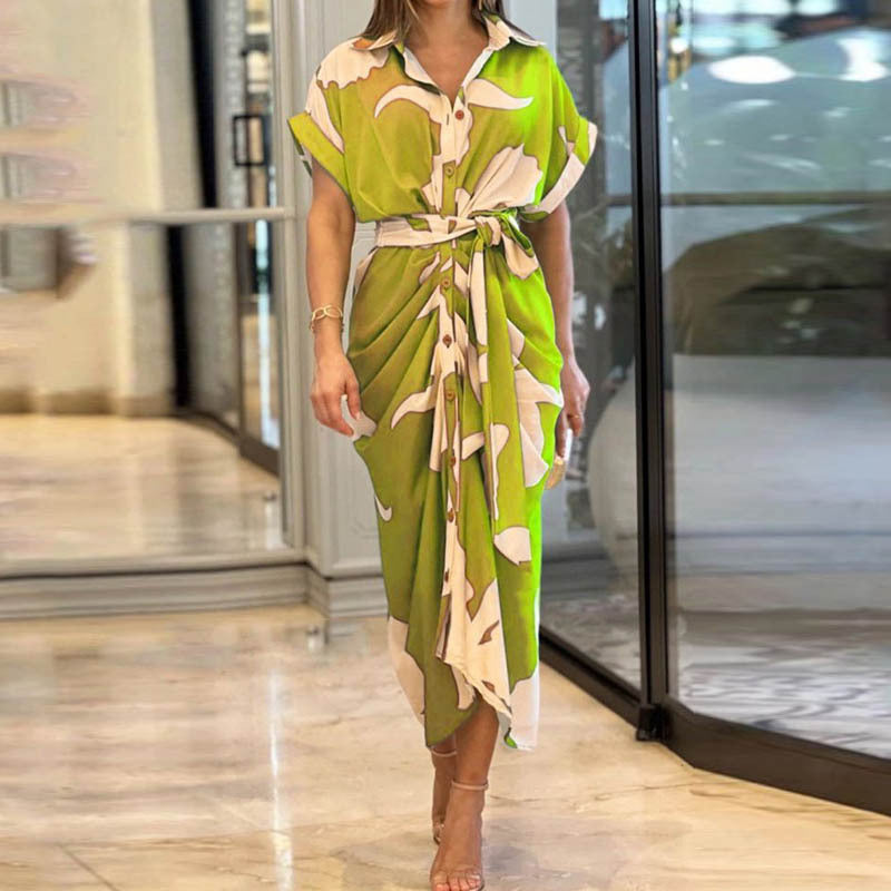 Women’s Printed Short Sleeve Dress