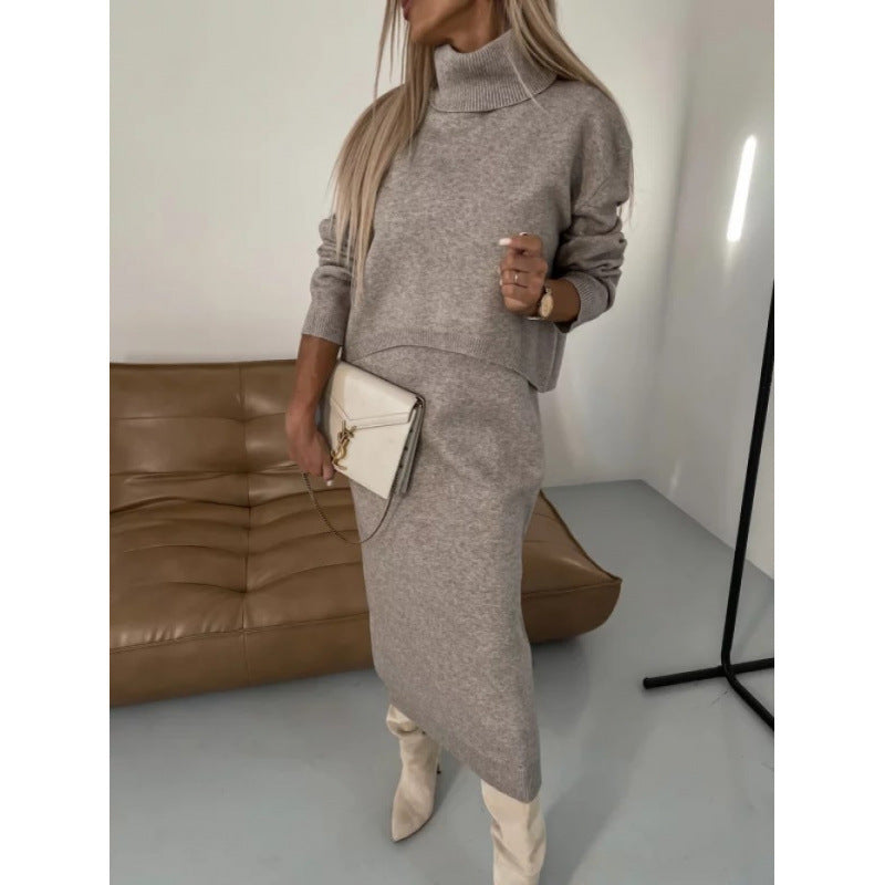 Cozy Knit Elegant Two-Piece Set