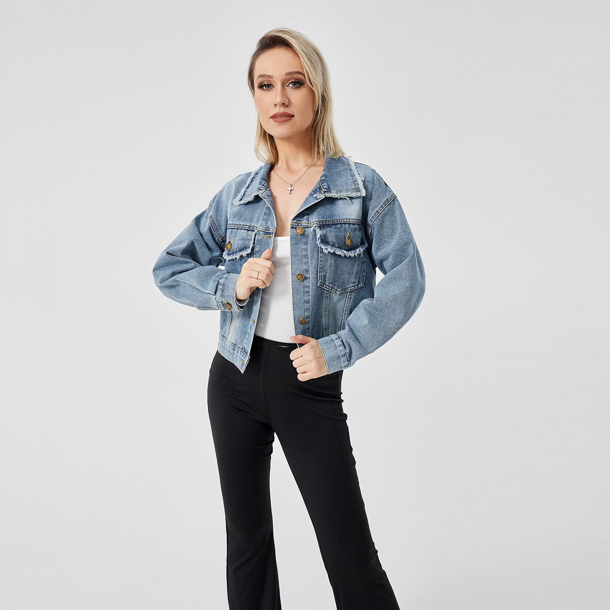 Stylish Women's Denim Jacket